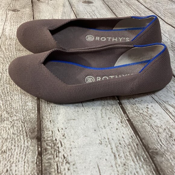 Rothys The Flat Sz 8 Mink Retired - Picture 3 of 6